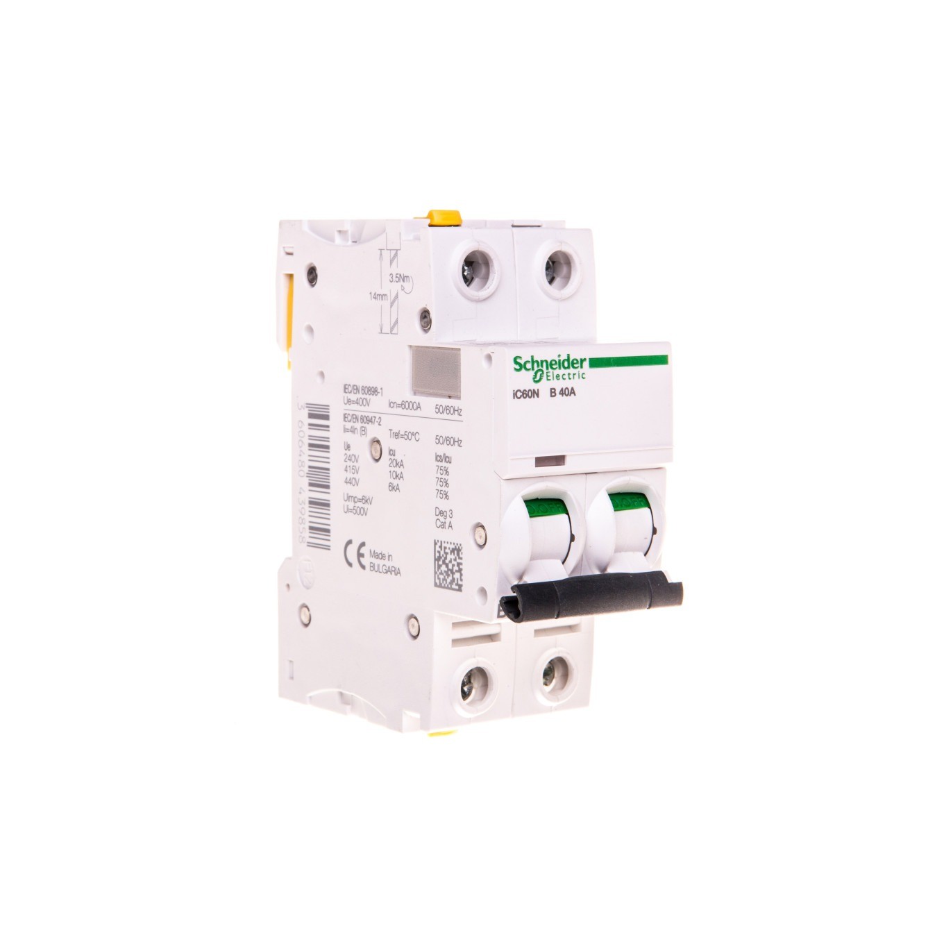Schneider Electric Bianco Interruttore Differenziale, Lswitch Ic60n 2P - Immagine 2