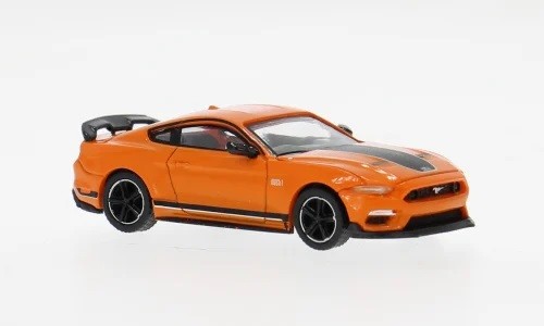 Brekina PCX870568 - 1/87 Ford Mustang VI Mach I, Orange, 2020 - New