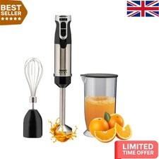Sensio Home 1000W Hand Blender - 3-in-1 Immersion Blender with Beaker & Whisk
