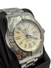BREITLING Avenger II GMT A32390, 43mm Stainless Steel, White Dial 2