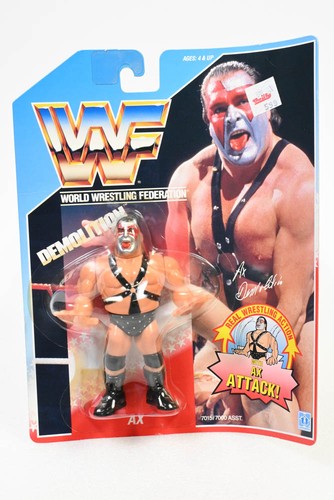 Ax Attack Demolition Figure WWF Wrestling 1990 Tit...