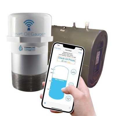 Smart Oil Gauge - Wi-Fi Heating Oil Tank Gauge with Smart Monitoring - Fuel T...