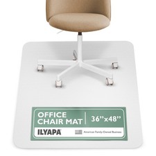 Office Chair Mat for Hardwood Floors 36 x 48 - Floor Mats for Desk Chairs