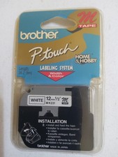 Brother P-touch Labeling Cartridge  White 12mm PT-100 PT-110 PT-85 New