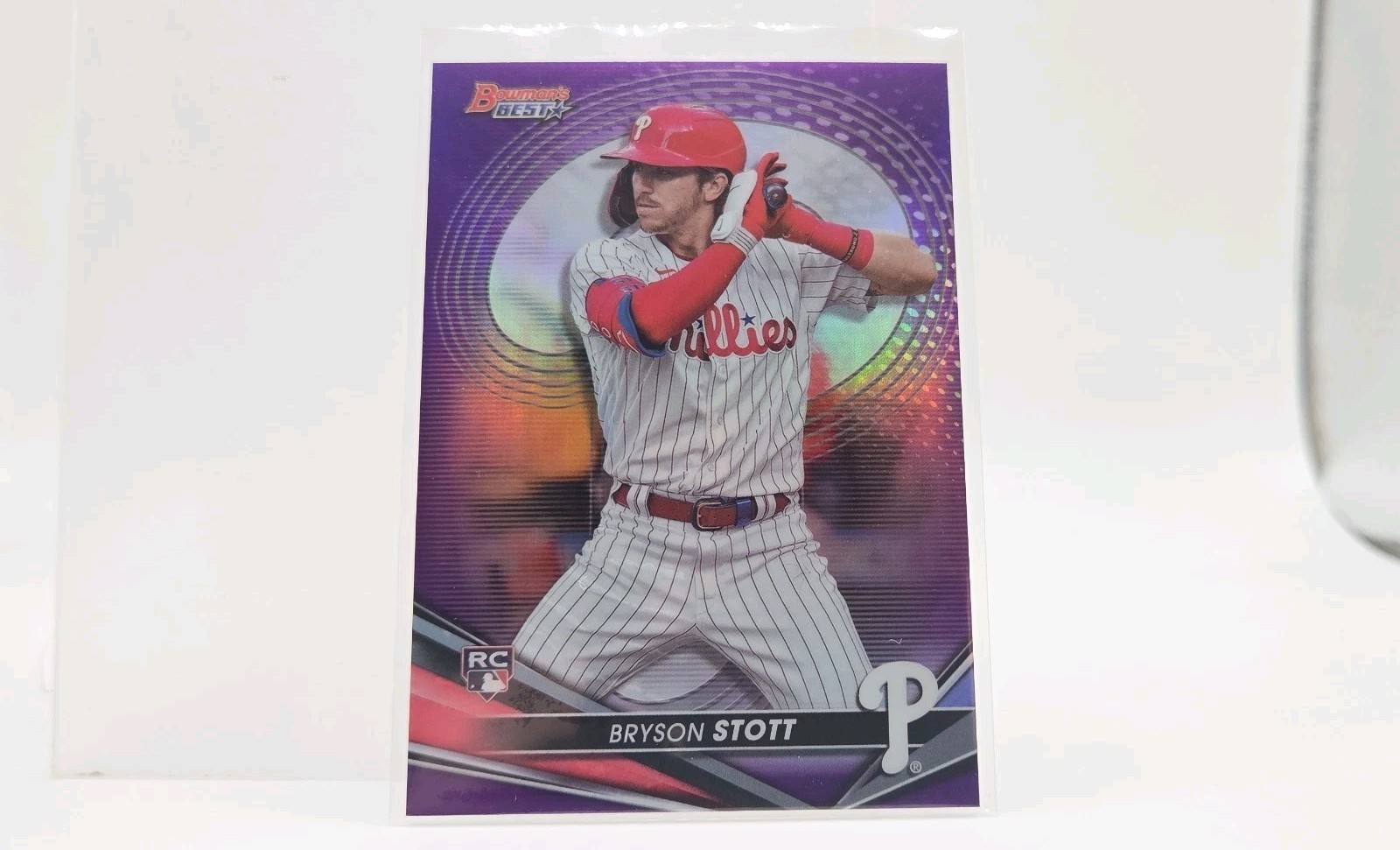 2022 Bowman's Best - Bryson Stott #2 Purple Refractor /250 (RC)