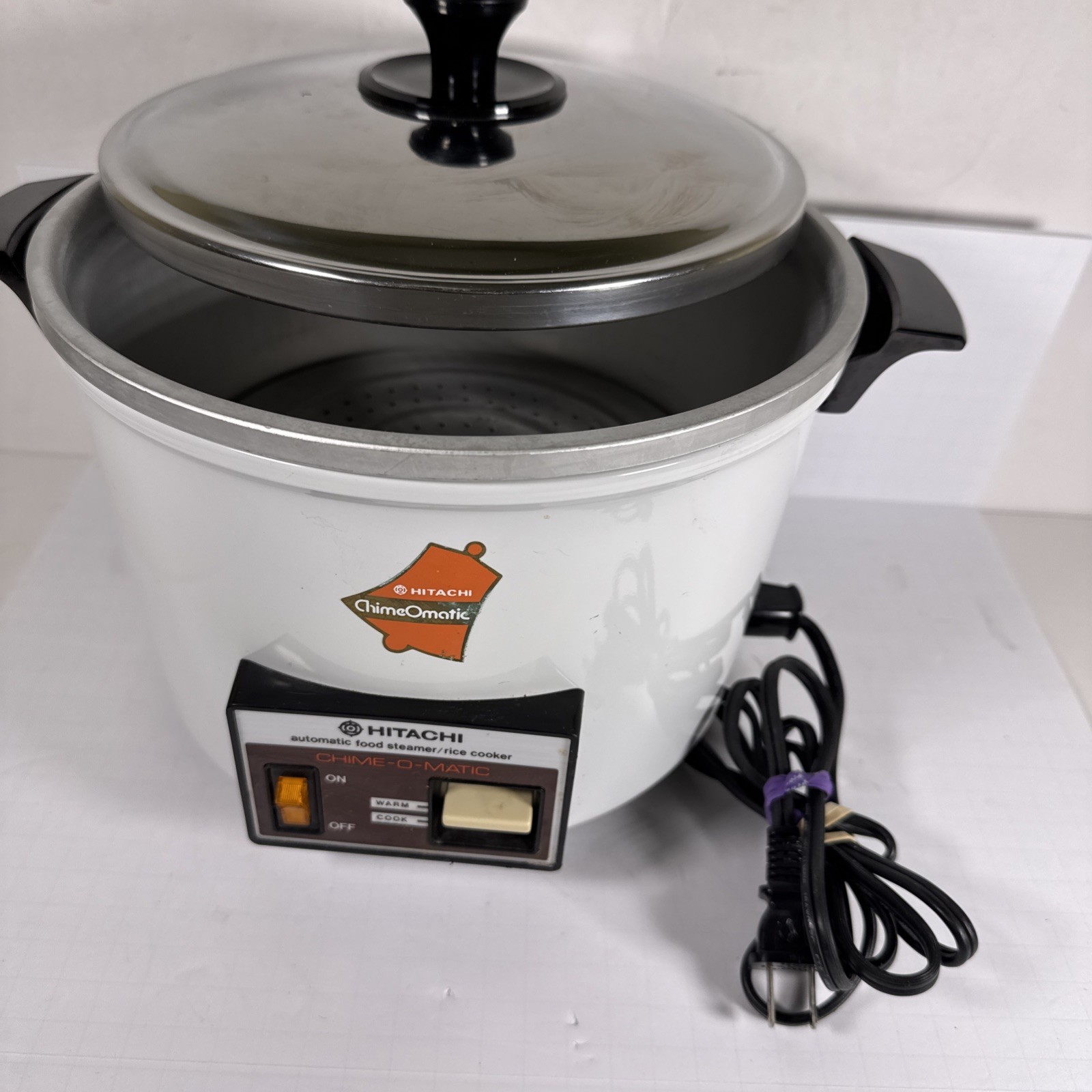 Vintage Hitachi Chime-O-Matic RD-5083 Automatic Rice Cooker 