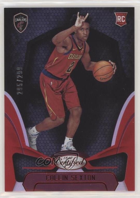 2018-19 Certified Mirror Red 295/299 Collin Sexton #158 5yi