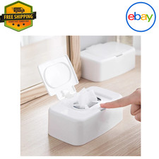 Wet Tissue Box Wipes Dispenser Portable Wipes Napkin Storage Box Holder Containe