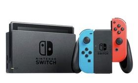 Nintendo Switch Console Neon Blue & Red Joy-Con HDMI Wi-Fi Capability