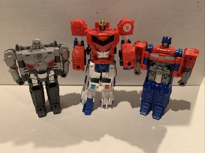 TRANSFORMERS (2015) PRIMESTRONG 5'' Optimus Plus One Battle Megatron And Optimus