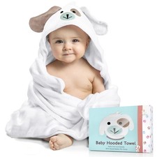 Baby Towels with Hood - Soft, Absorbent Viscose Made of Bamboo, Extra Large 3...