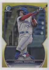 2023 Bowman Chrome Prospects Yellow Refractor 7/75 Gabriel Martinez #BCP-45 06iy