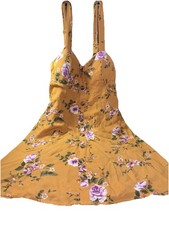 American Eagle Outfitters Sundress Floral/Yellow Spring/Summer Size M 