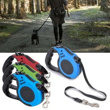 Retractable Dog Pet Leashes Heavy Duty Up to 33 lbs. Long 16.4ft Rope Leads