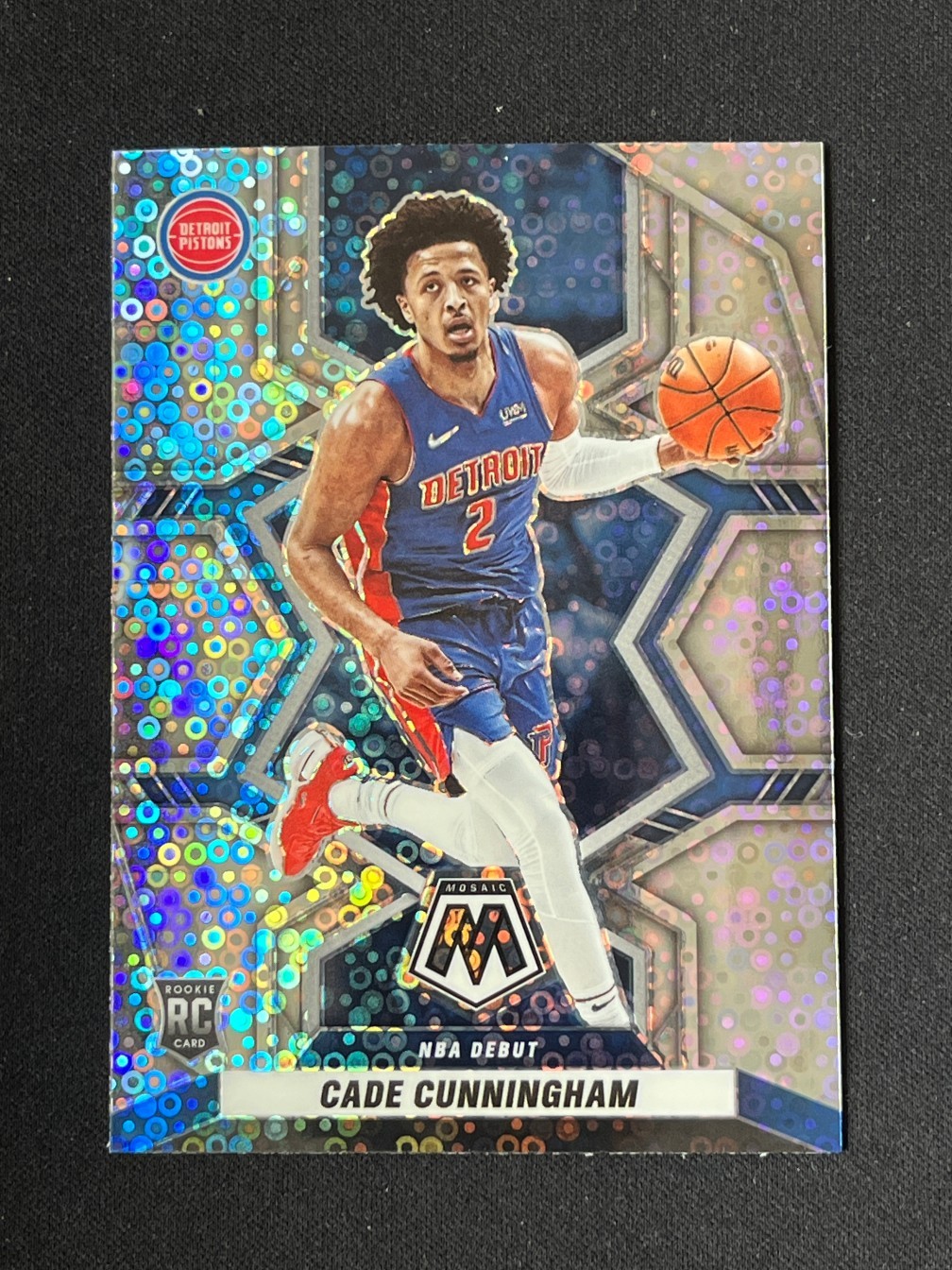Cade Cunningham 2021-22 Panini Mosaic Fast Break Disco Silver #261
