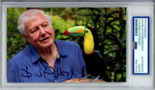 DAVID ATTENBOROUGH SIGNED PHOTOGRAPH PHOTO AUTOGRAPH PSA DNA COA OCEAN NETFLIX