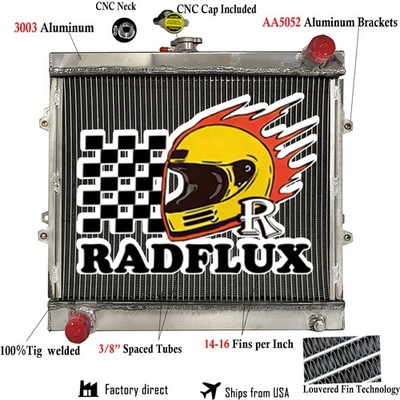 Radiator Fits 1984-1995 Toyota Pickup/ 1992-95 4Runner SR5 L4 2.4L Aluminum MT W
