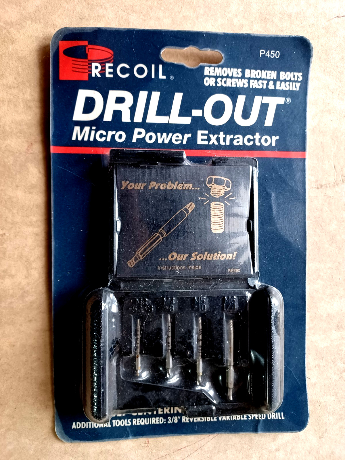 Estrattori Drill-Out Recoil per Viti Spezzate - Acciaio HSS Made in USA