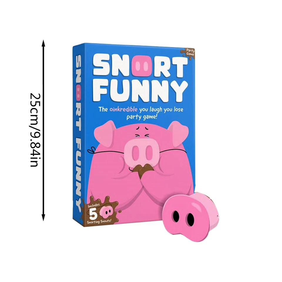 The Oinkcredible You Laugh You Lose Juego de Fiesta Juego de Cerdo con 150 Cartas de Desafío Foto 3 de 4