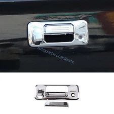 For Toyota Tundra 2014-2020 2021 Glossy Chrome Rear Tailgate Door Handle Cover