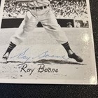 1950’s BASEBALL~SIGNED RAY BOONE GLOSSY RPPC CLEVELAND UN INSCRIBED POSTCARD — photo 7