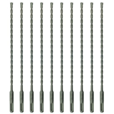 SabreCut 10 Stück 6 mm x 460 mm PGM zugelassen SDS Bohrer für Stein Beton Ziegel