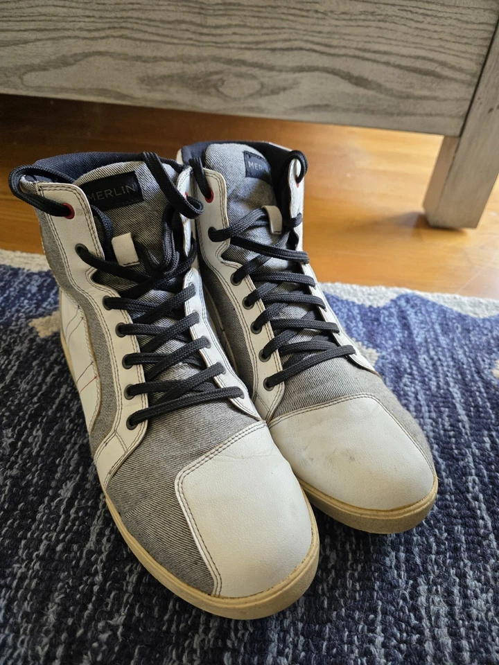 Merlin Armored Motorcycle Boots, Size 12 - Image 2 of 4