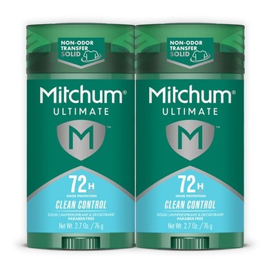 Mitchum Ultimate 72H Odor Protection Men s 2.7 Ounce (Pack of 2), Blue