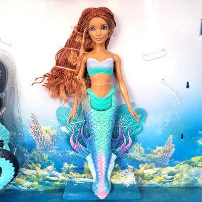 Disney The Little Mermaid Set Ariel Doll Only Mattel Plastic Tail HND28 New