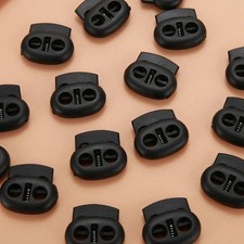 Plastic Cord Lock Stopper Toggle Clip for Drawstring Elastic Lanyard Paracord