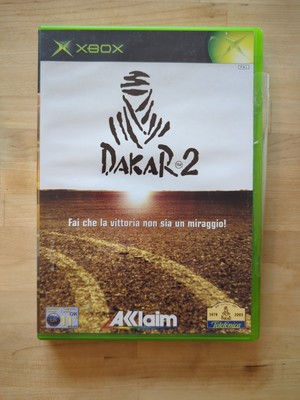 Paris-Dakar Rally 2 Microsoft Xbox Classic First Model Pal Italiano Komplett
