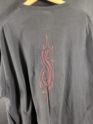 Vintage 1999 Slipknot Self Titled Album Graphic Band Tee Nu Metal