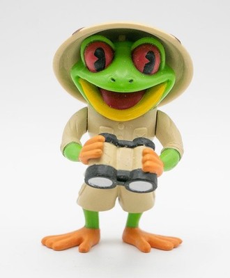 RAINFOREST CAFE ORLANDO RFC CHA CHA SAFARI TREE FROG FIGURE POSEABLE 