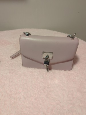 Original DKNY Pink Crossbody Bag With Silver Hardware Wa Used Only 1 Tine