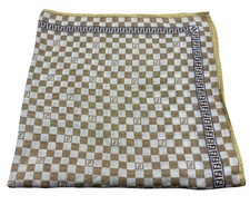 Vintage FENDI Zucca Scarf monogram Silk FF 19 Inch Square