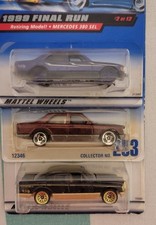 HOT WHEELS MERCEDES 380 SEL SET OF THREE VARIATIONS
