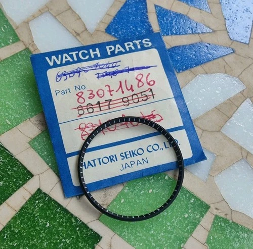 Vintage Watch Seiko 6309-729A 7548-700B Dial Ring Part 83071486