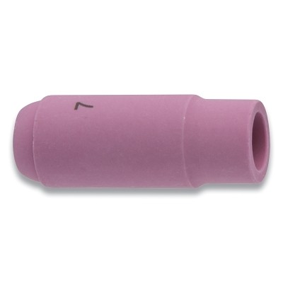 Alumina Nozzle TIG Cup, 7/16 in, Size 7, For Torch 17, 18, 26, Standard Pack of