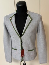 Steinbock Trachten Strickjacke hellgrau Größe M
