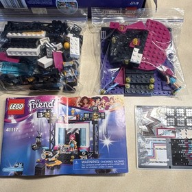 LEGO Friends Pop Star TV Studio 41117 Complete Set Box Livi Andrea