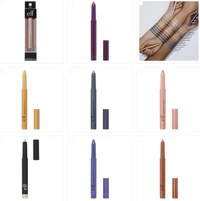E.L.F. BEAUTY ELF E.L.F. Cosmetics NO BUDGE SHADOW STICK Cream Eyeshadow VEGAN Cruelty Free