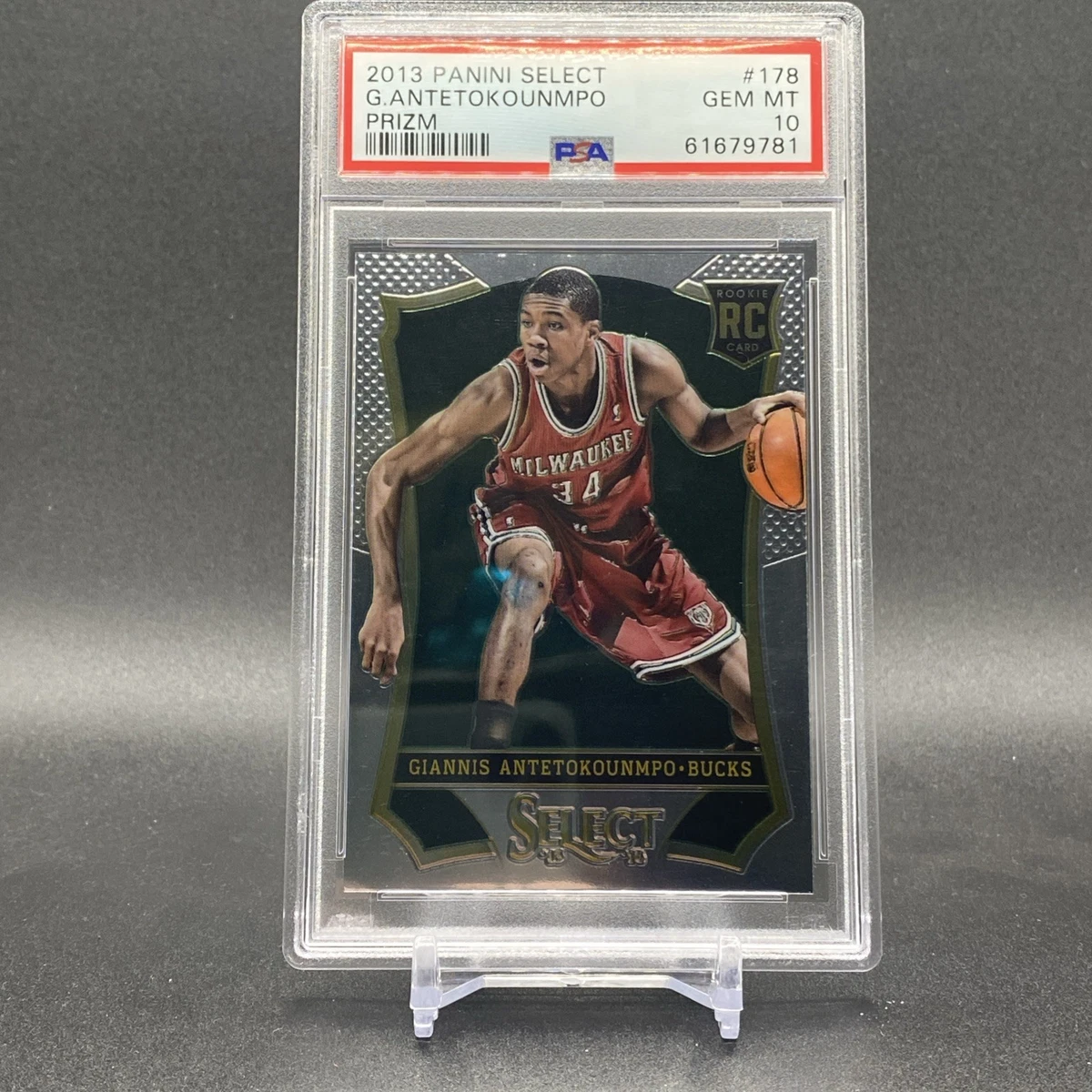 Giannis Antetokounmpo Professional Sports 10 Graded Basketball