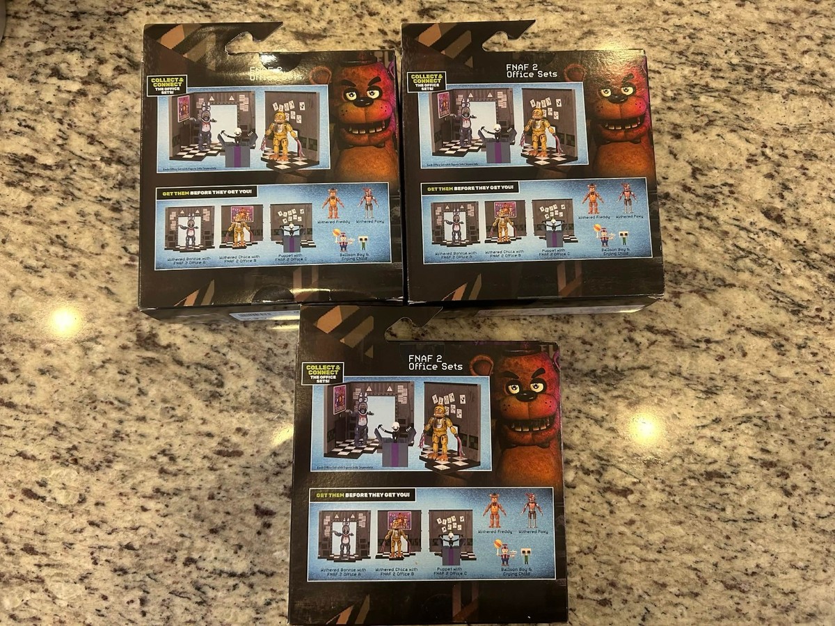 Jazwares FNAF Five Nights at Freddy's Withered Bonnie, Chica