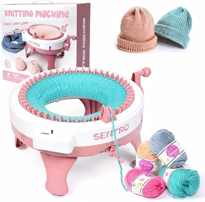 SPRYNT SENTRO Knitting Machine, 48 Needles Knitting Machine, Smart Knitting Loom