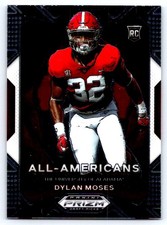 DYLAN MOSES 2021 Panini Prizm Draft Picks All-American Rookie RC #190 Alaba b24a