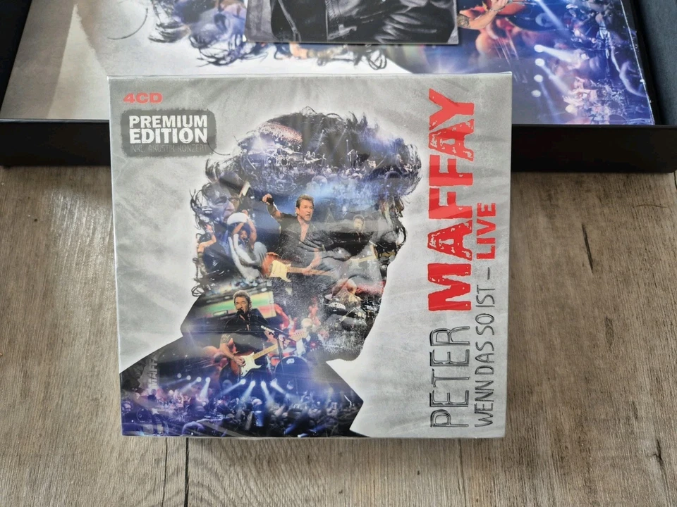 Peter Maffay Wenn das so ist Live 3x LP, DVD 4 CD Autogramm Inhalt NEU in Folie - Bild 3 von 4