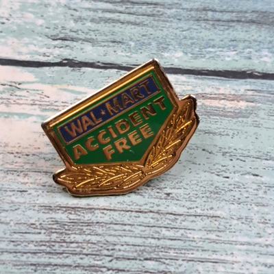 #ad #ad Walmart Employee Associate Pin Accident Free Wal Mart Award $9.99