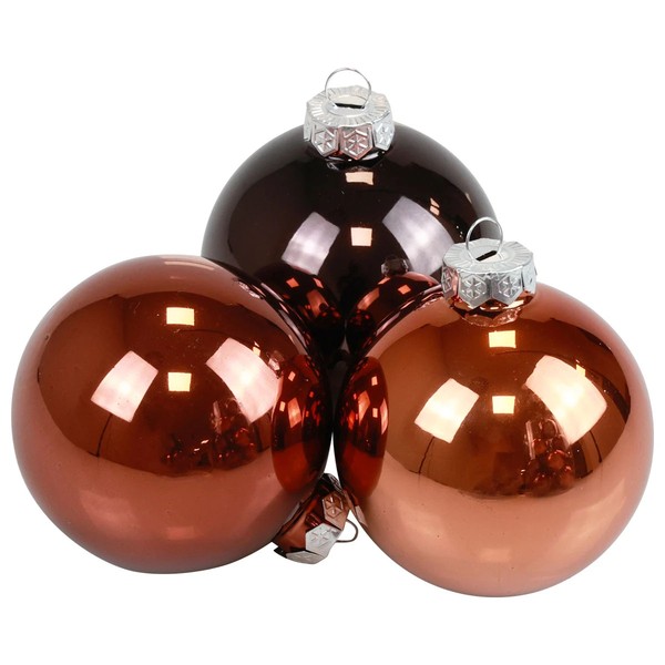 Glaskugeln FüR Weihnachtsdeko Edle Christbaumkugeln GläNzend MetallaufhäNgung,-image