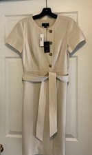 J. CREW Beige Dress, Fully Lined, Brand New w/tags, 8P