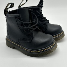 Dr Martens Toddler Size 4 1460 Softy T Leather Lace Boots